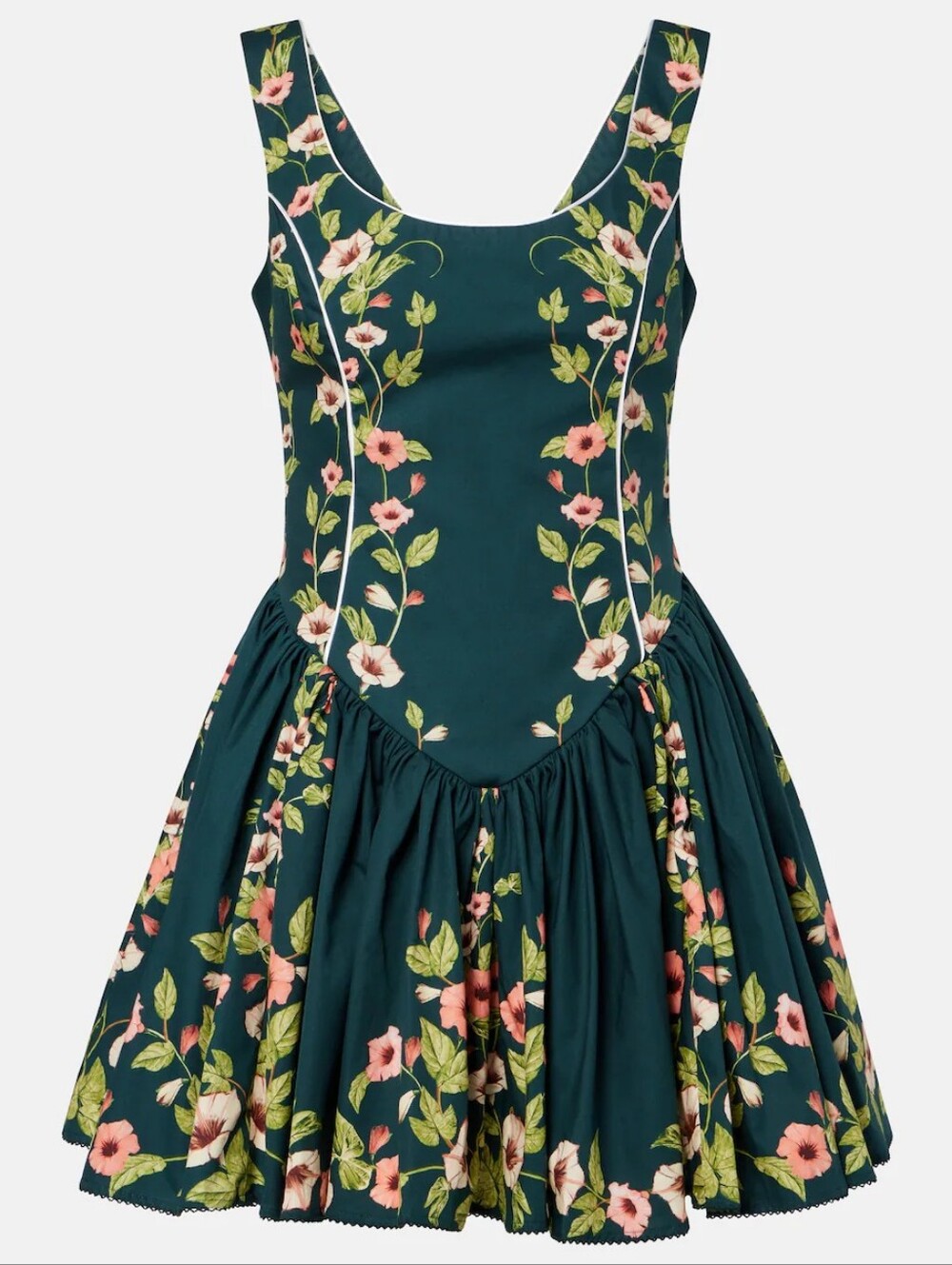 Agua by Agua Bendita Pluma floral cotton minidress - Picture 5 of 13
